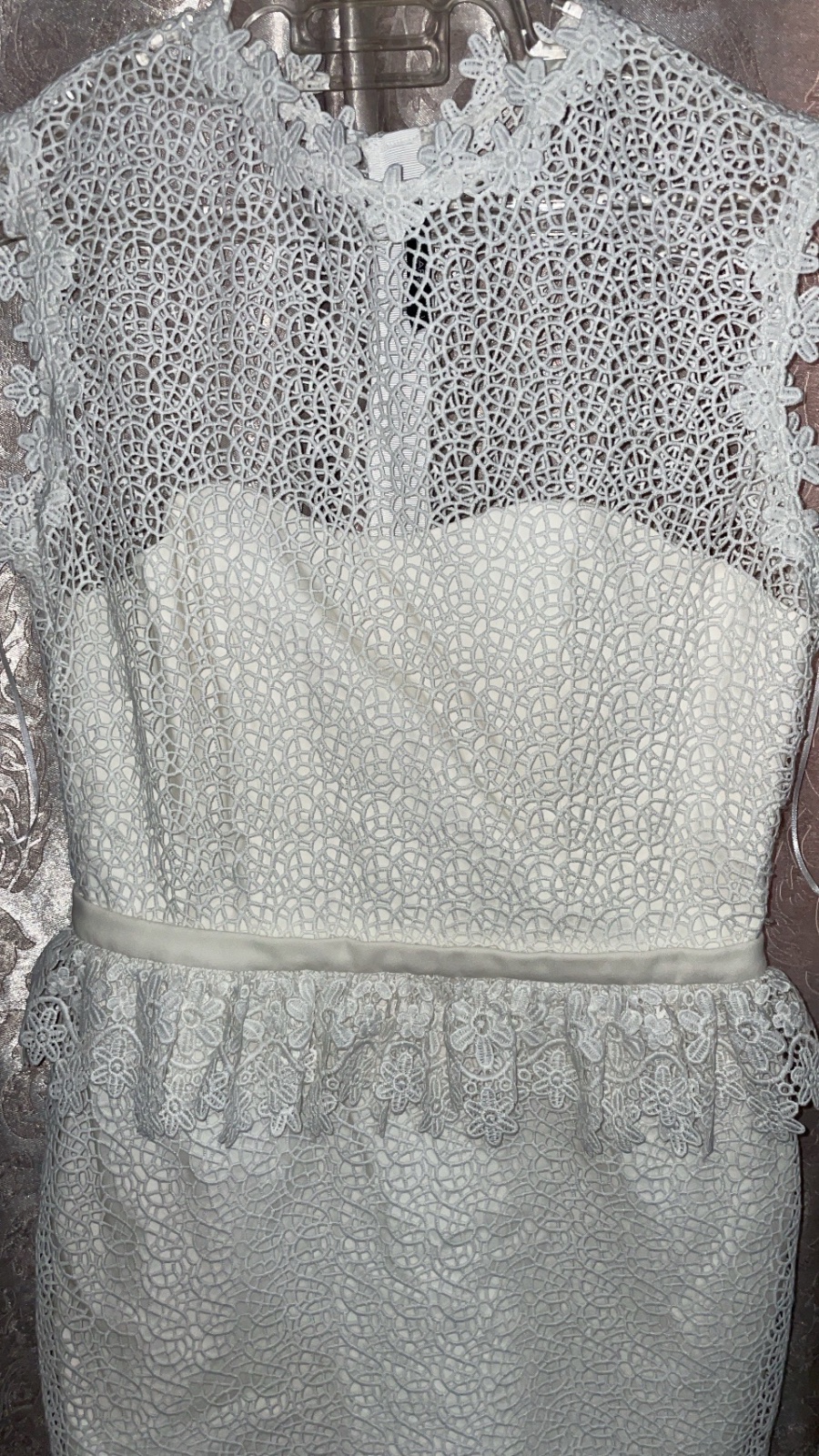 ROBE CLASS DENTELLE BLANC