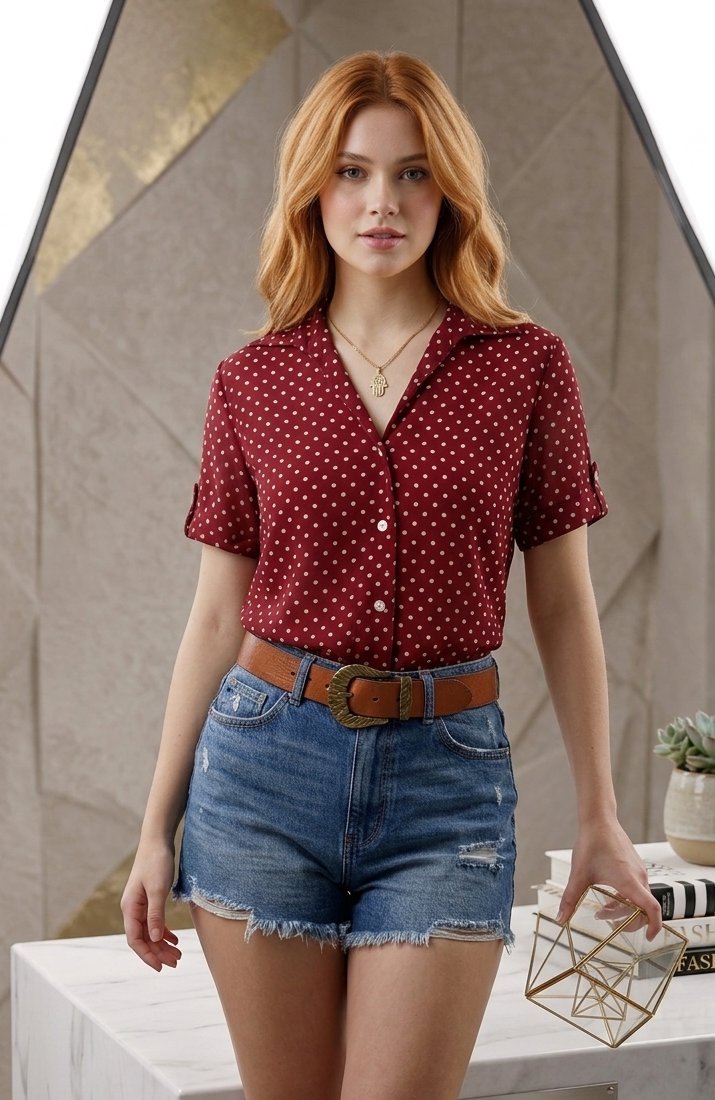 Chemise rouge de la marque Gerald darel 