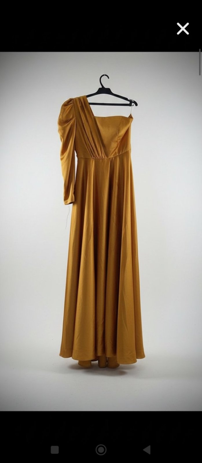 Robe jaune moutarde 