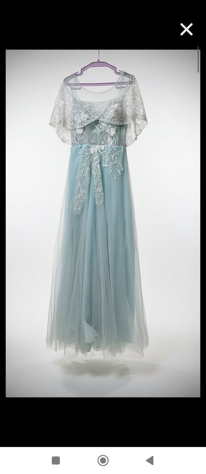 Robe vert d'eau 