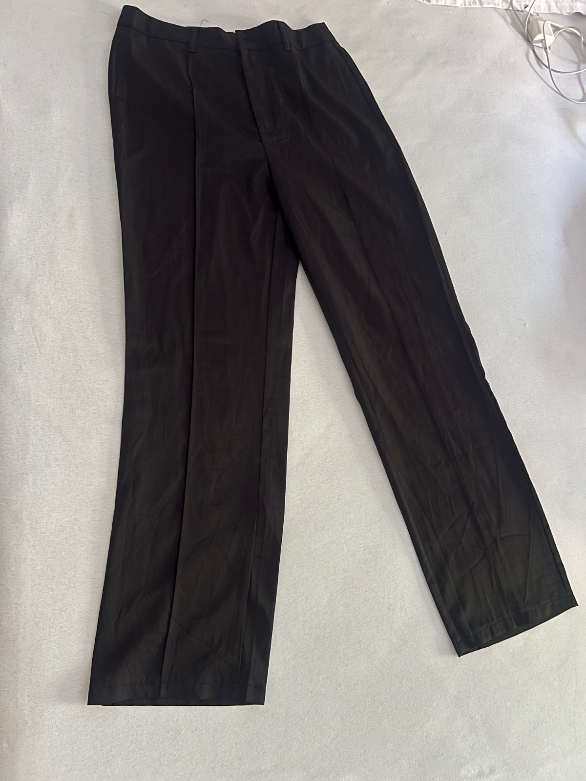 Pantalon satin en noir