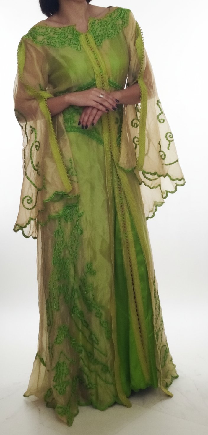 Caftan vert Anis