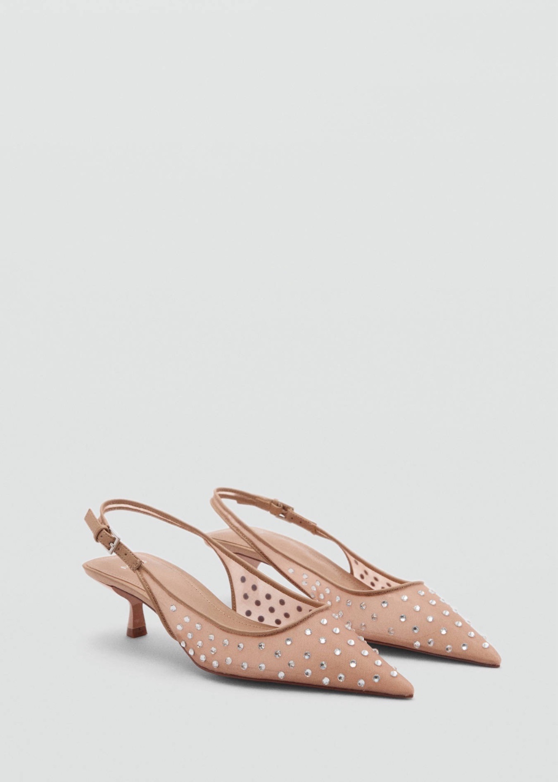Chaussures talon cristaux Mango