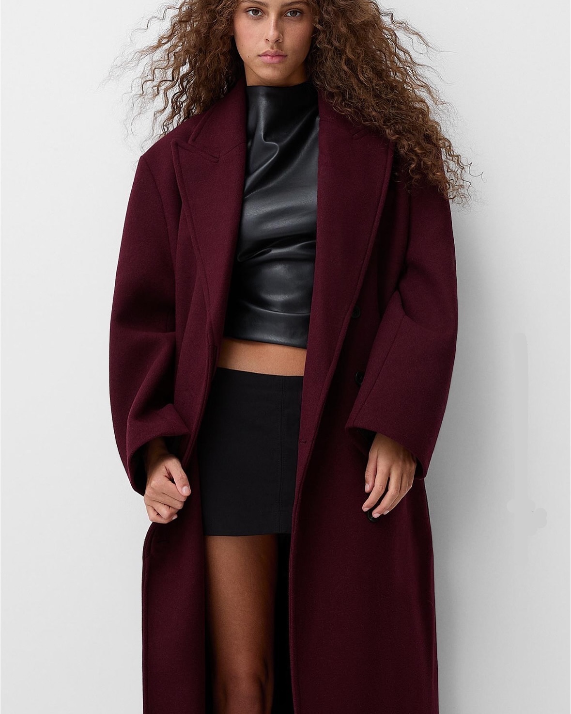 Manteau oversized Bershka