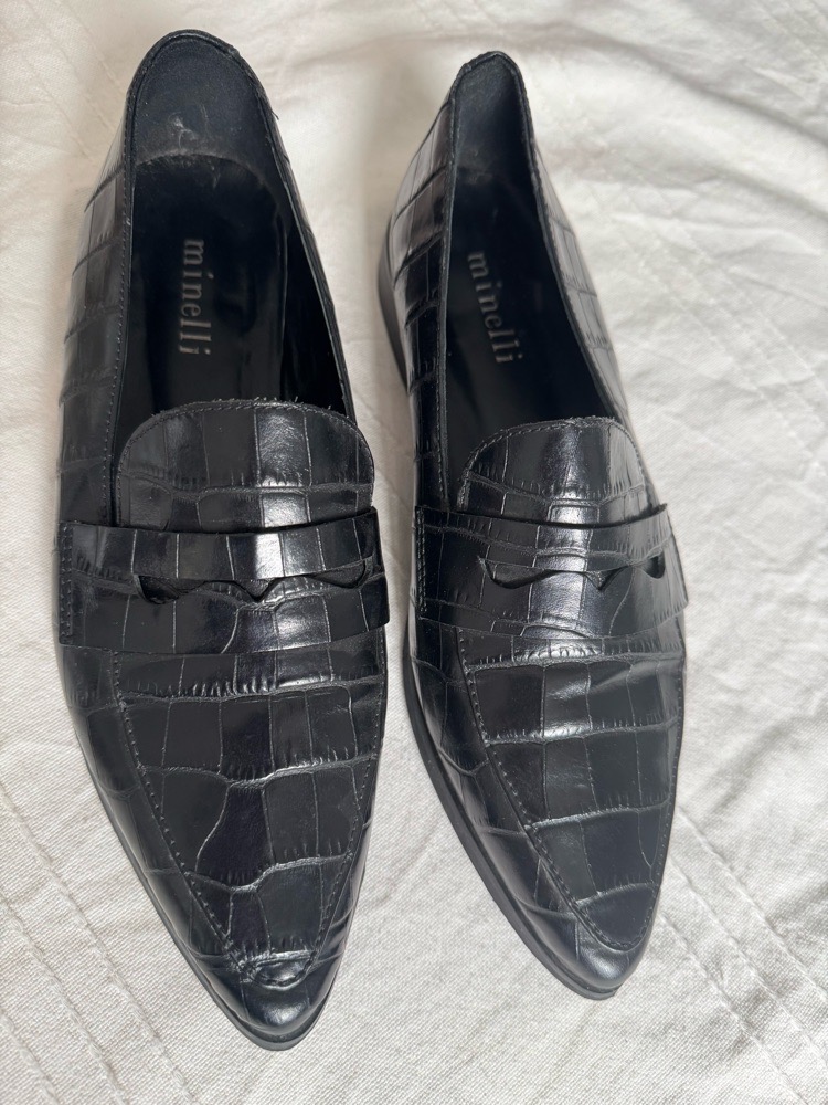 Mocassins noir Minelli