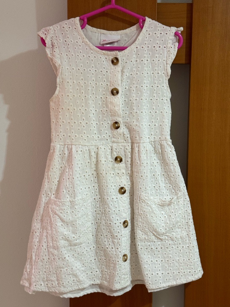 robe blanche 5ans