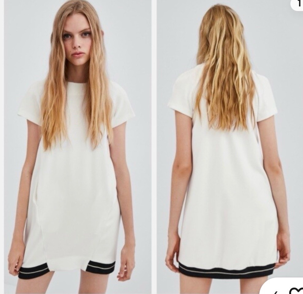 Robe blanche zara