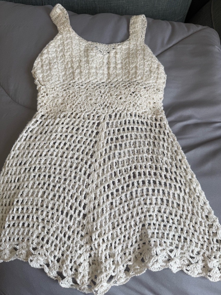 Robe de plage crochet