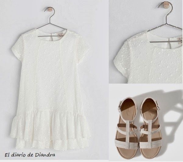 Robe blanche zara