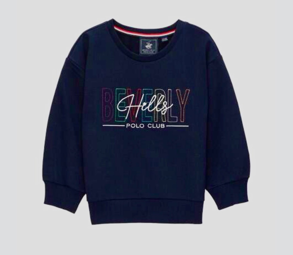 Sweat polo club bleu