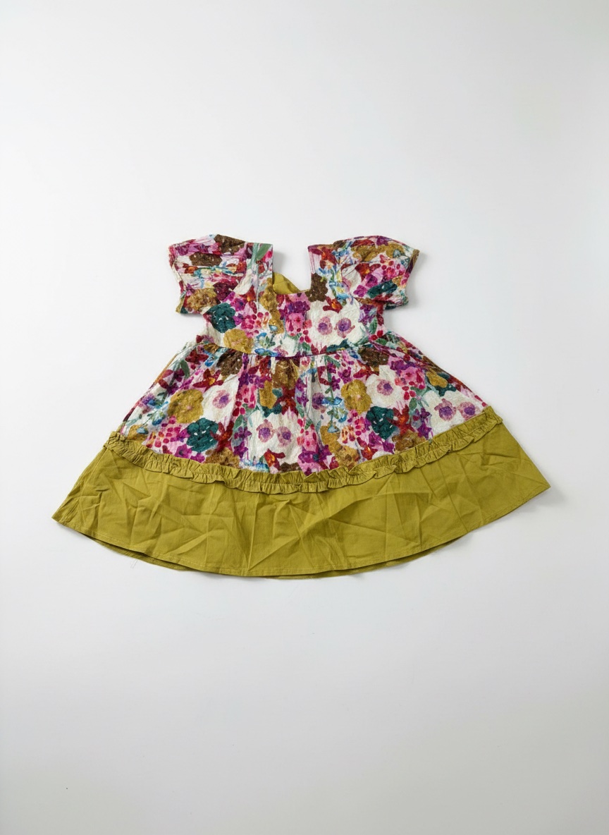 Adorable robe bébé fleurie, un vrai coup de coeur pour l'été! 🌸