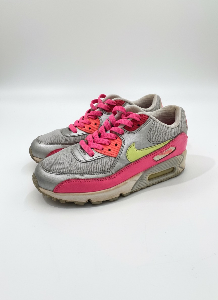 Nike Air Max 90 original gris & rose fluo