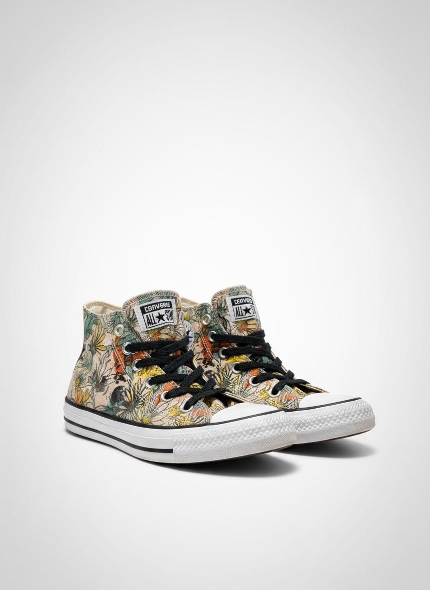 Converse All Star Hi à imprimé floral ORIGINAL 🌸