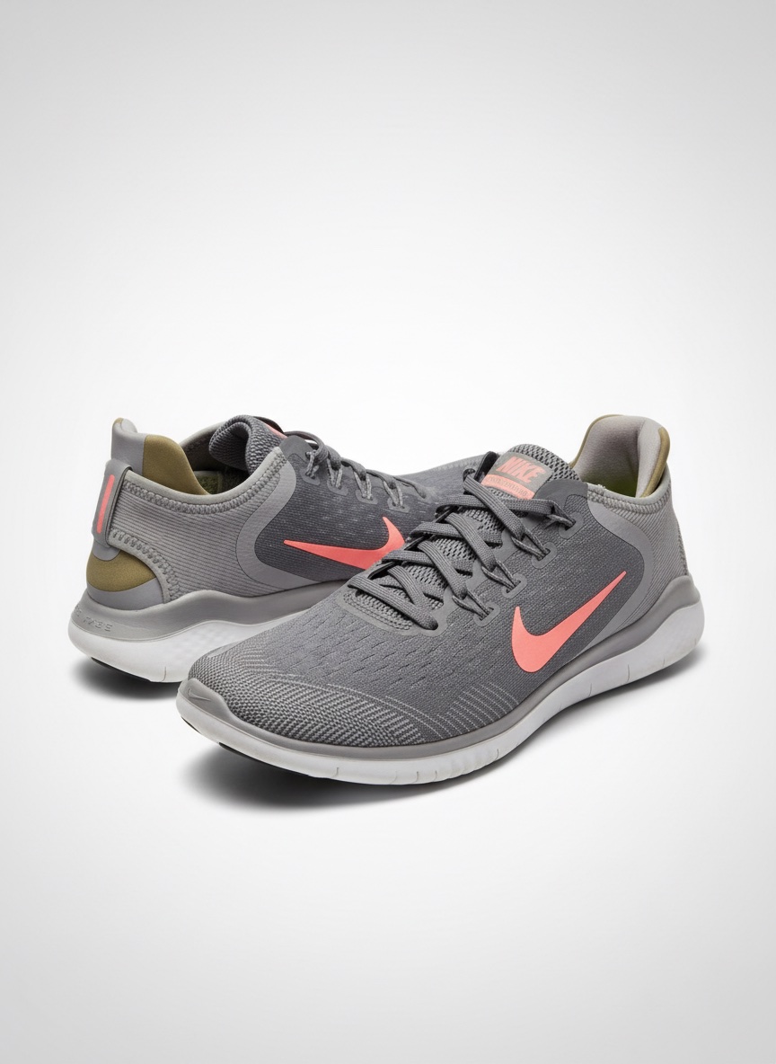 Nike Free RN running original 👟 gris & corail