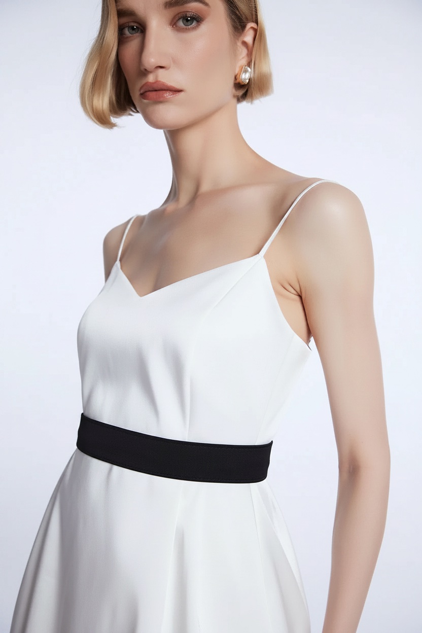 Mini robe blanche