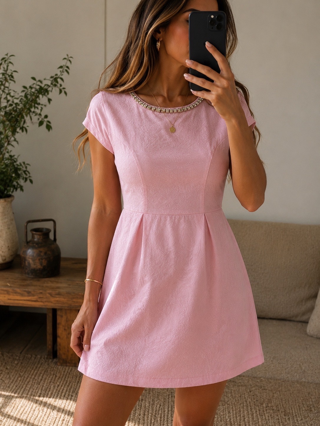 Robe rose