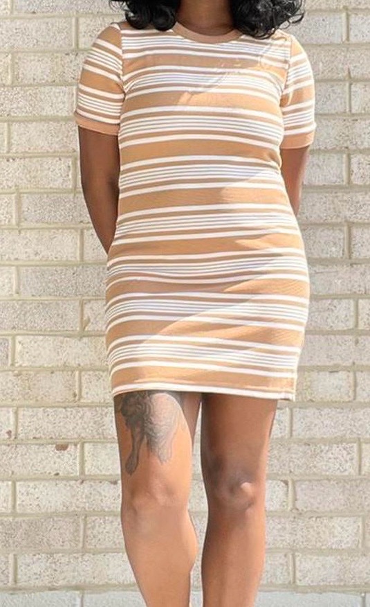 Robe rayée Forever21