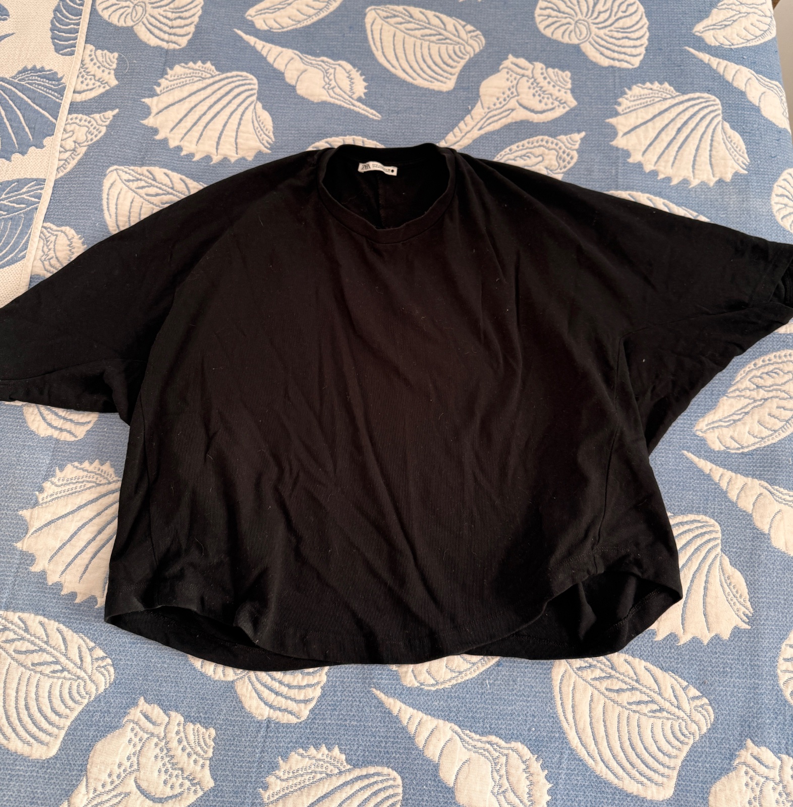 Tshirt noir Zara