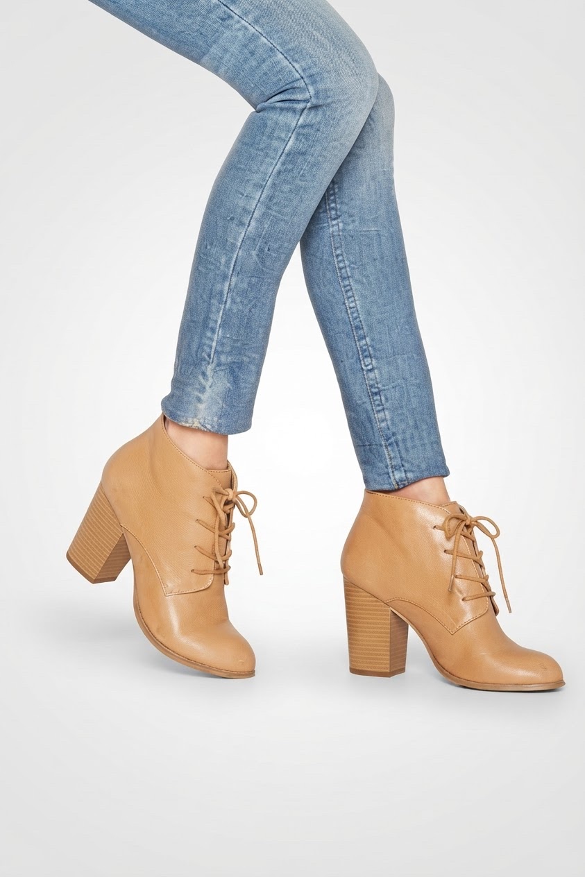 Bottines beige