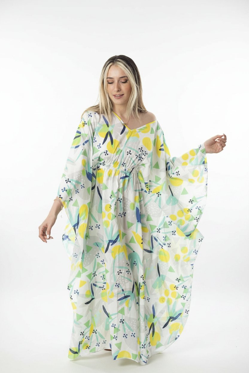 Robe imprimée 100 % coton de la marque @FIORI FOR YOU