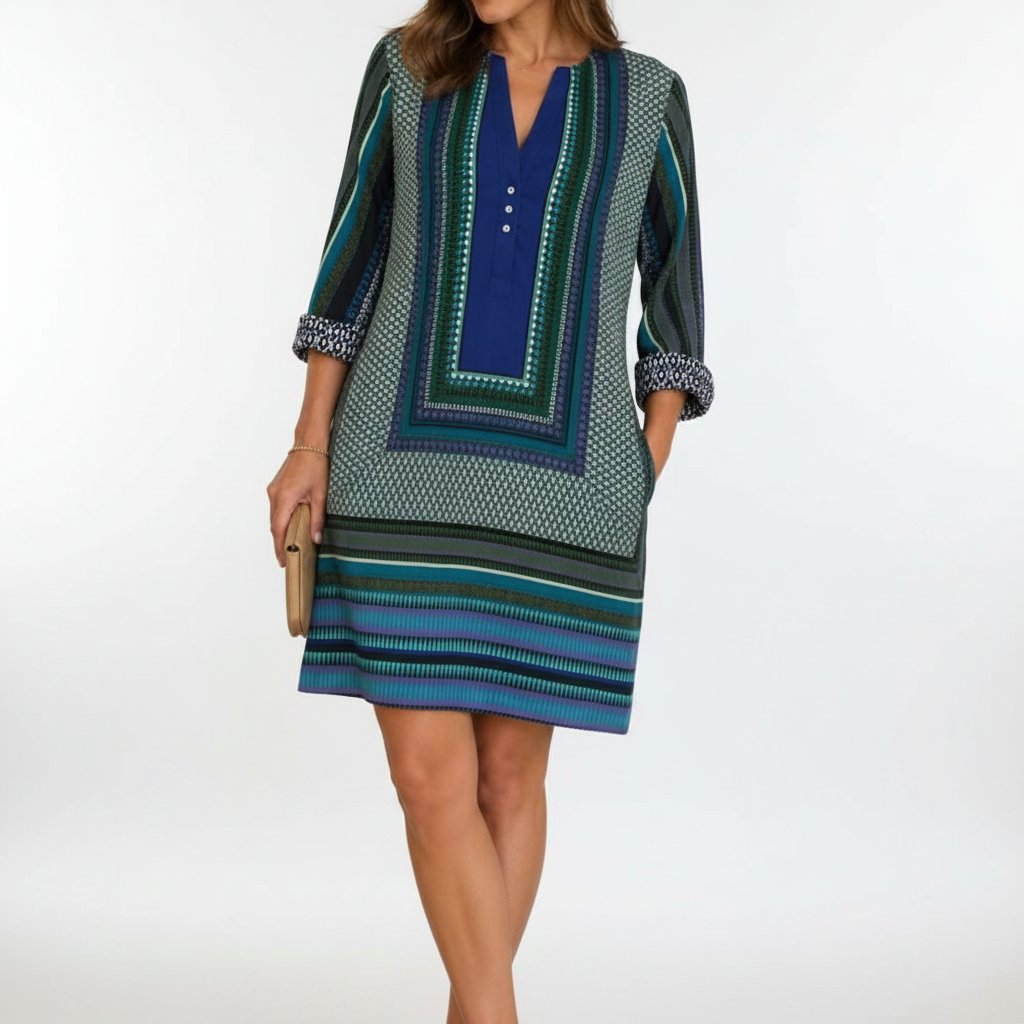 Robe tunique élégante ZARA BASIC. 