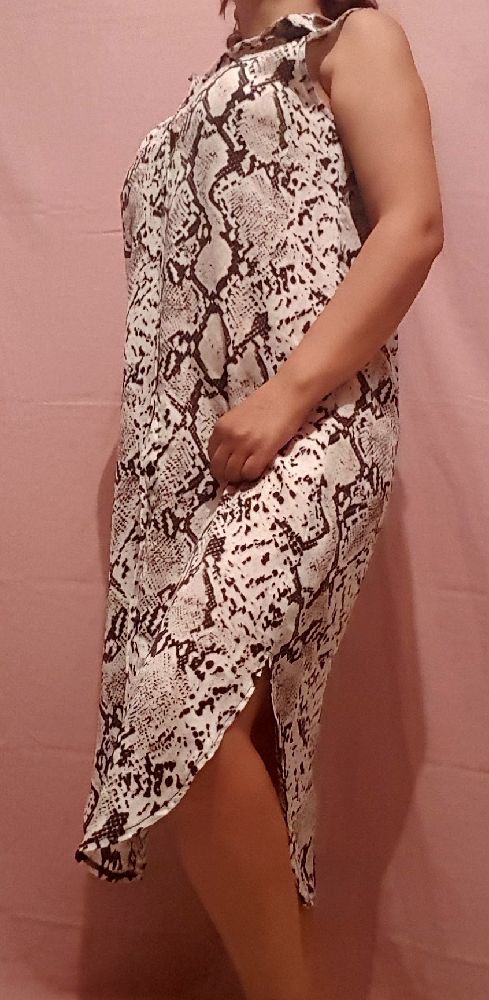 ROBE CHEMISE REVERSO ..Empreinte Animale Tigre