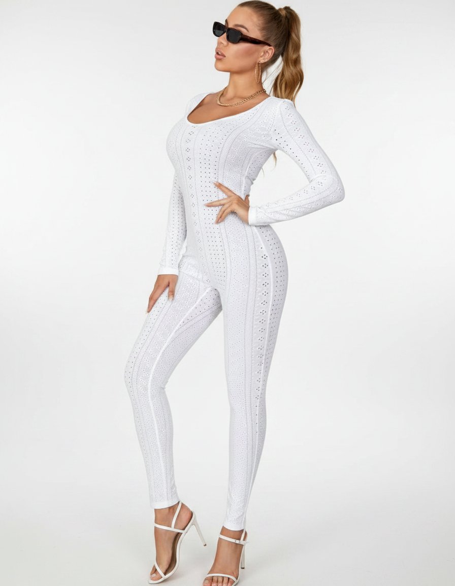 Tendances 💫SHEIN BAE Unitard en maille Moulante.