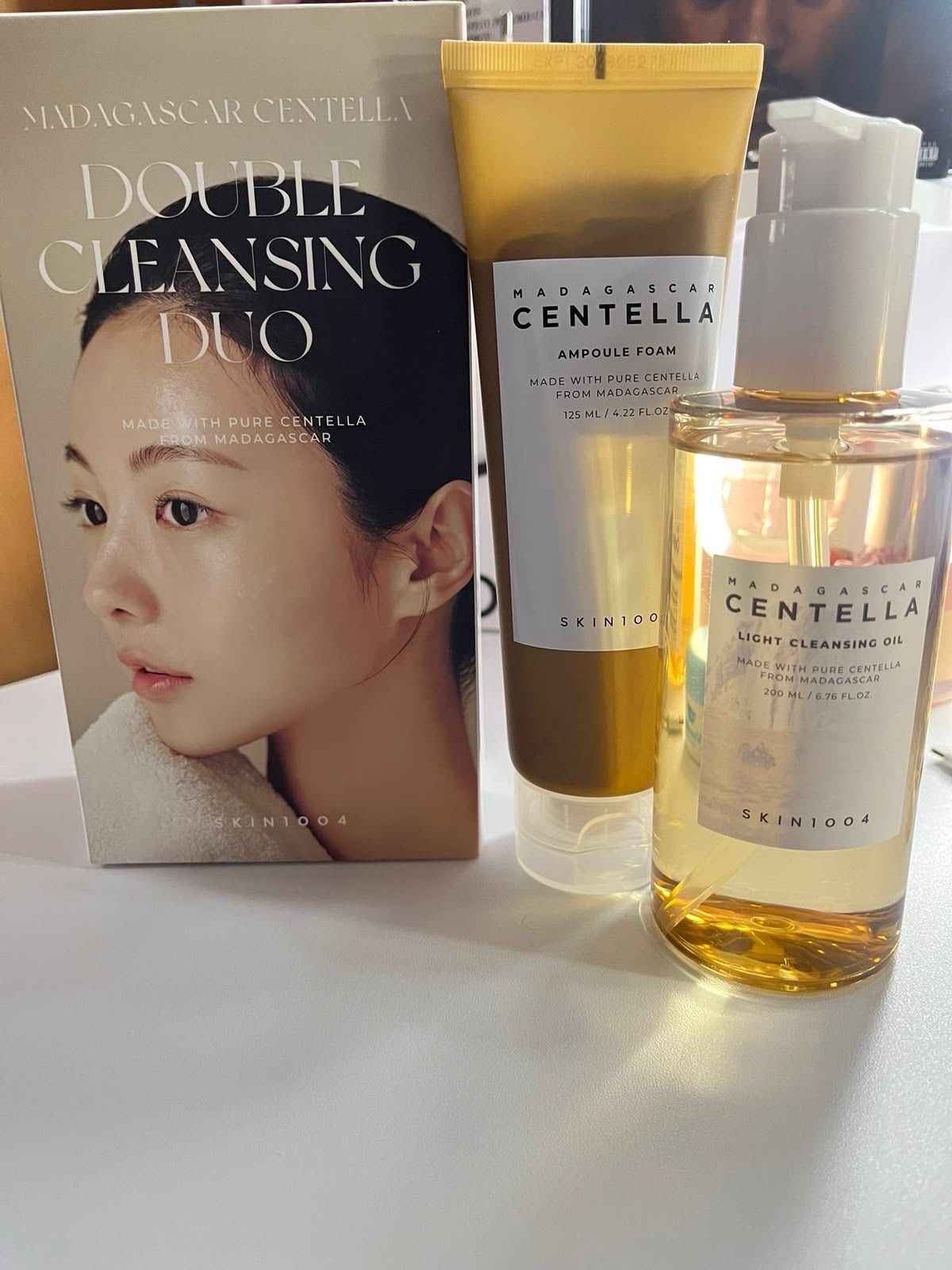 Coffret centella gel et huile nettoyants