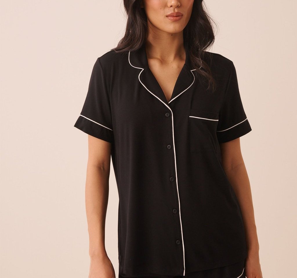 Haute chemise Noir