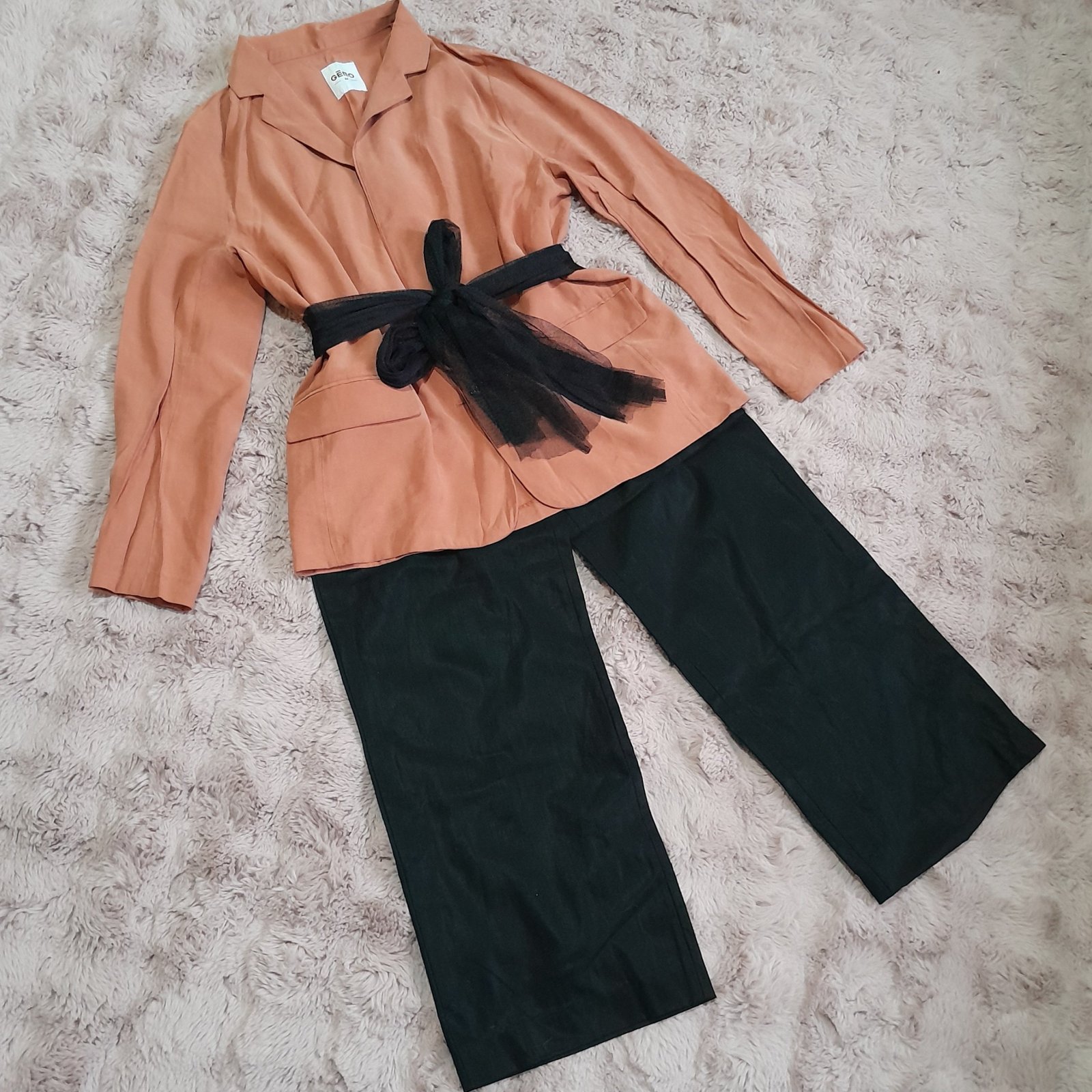Set orange et noir