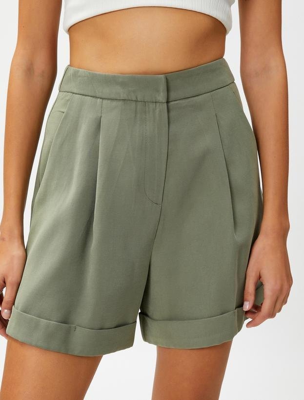 Shorts taille haute 