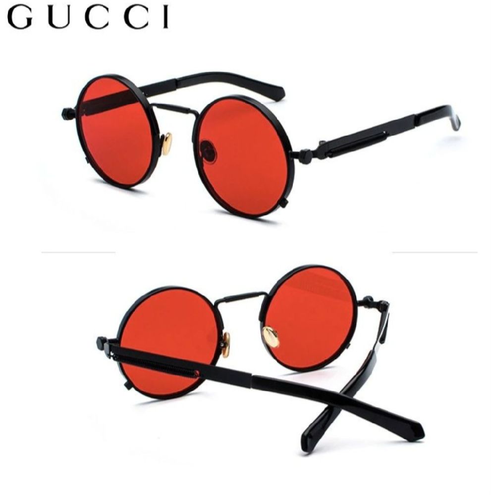 Lunette ronde vintage à la mode Gucci authentique 