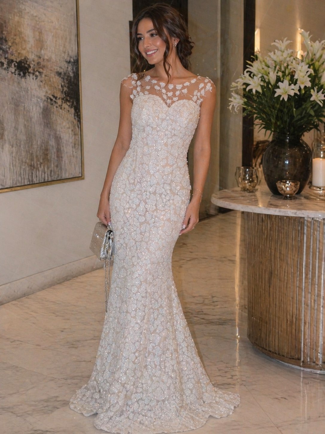 Robe très chic soirée 2ème main porté 2 fois seulement 