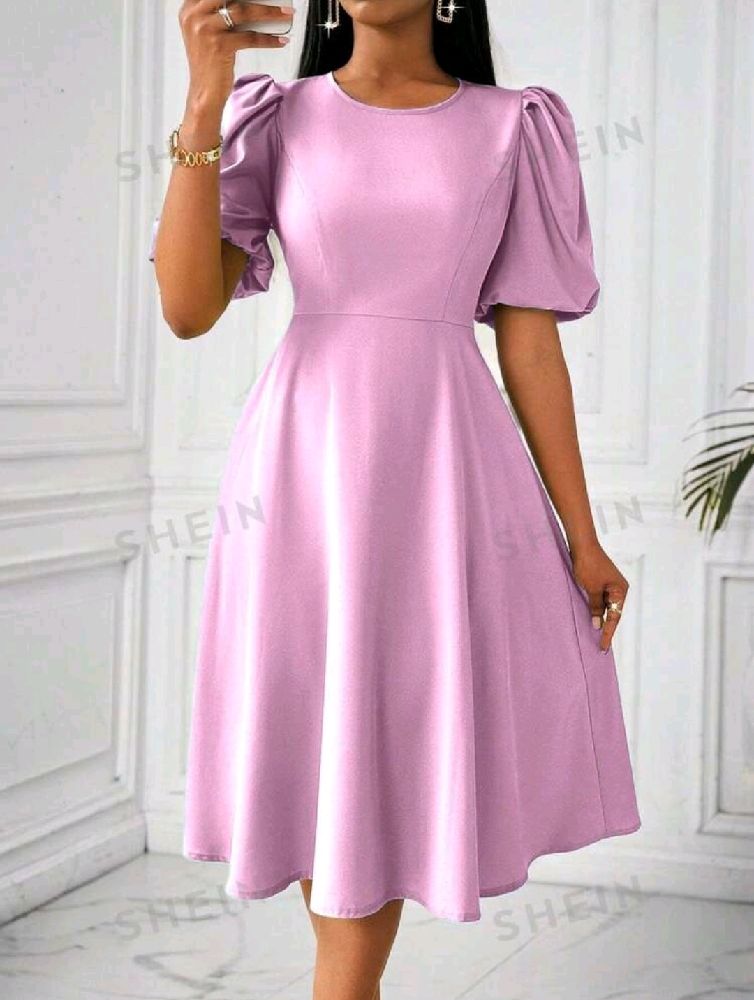 robe avec manches bouffantes