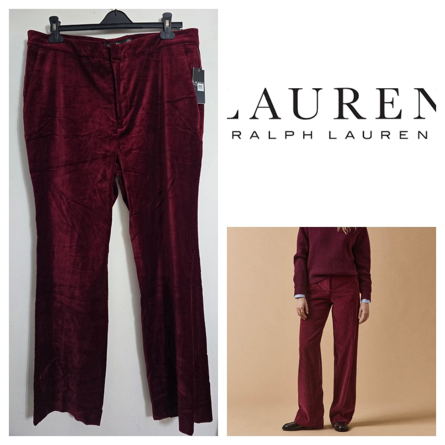 Pantalons velour Ralph Lauren