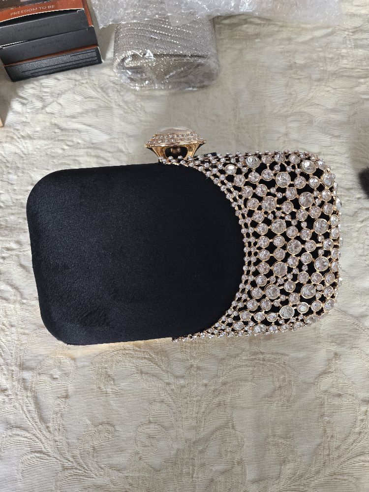 Pochette soirée noire