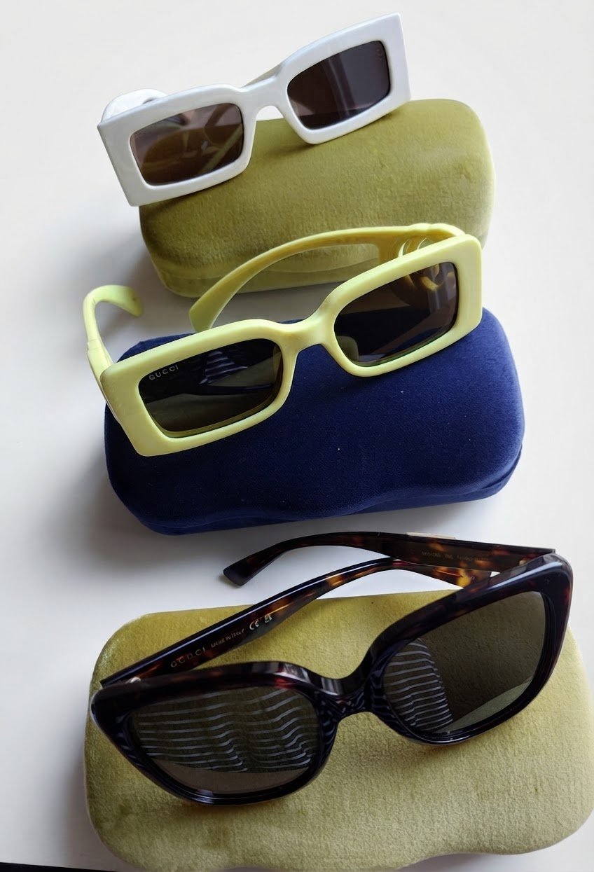 Lunettes solaires neuves pour femme Gucci