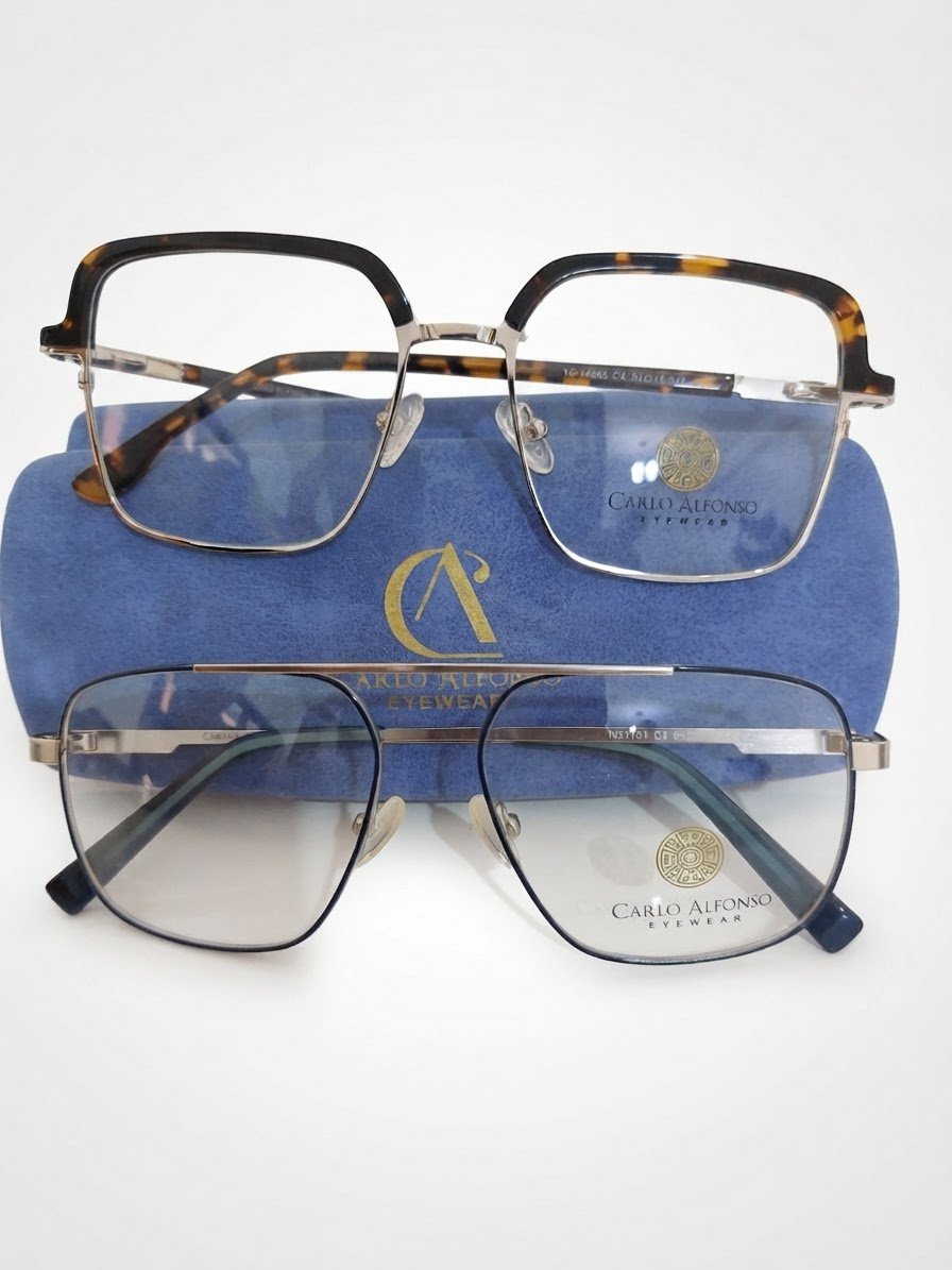 Lunettes optiques neuves pour homme Carlo Alfonso 