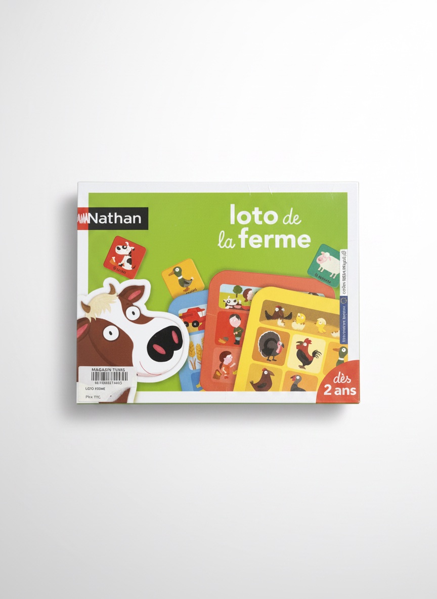 Jeu loto de la ferme 2 ans et plus