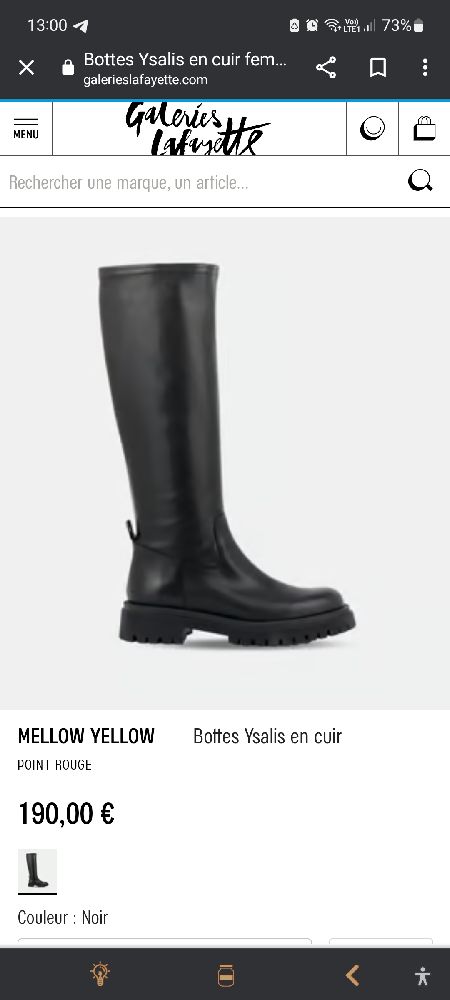 Bottes noir Jamais porté 