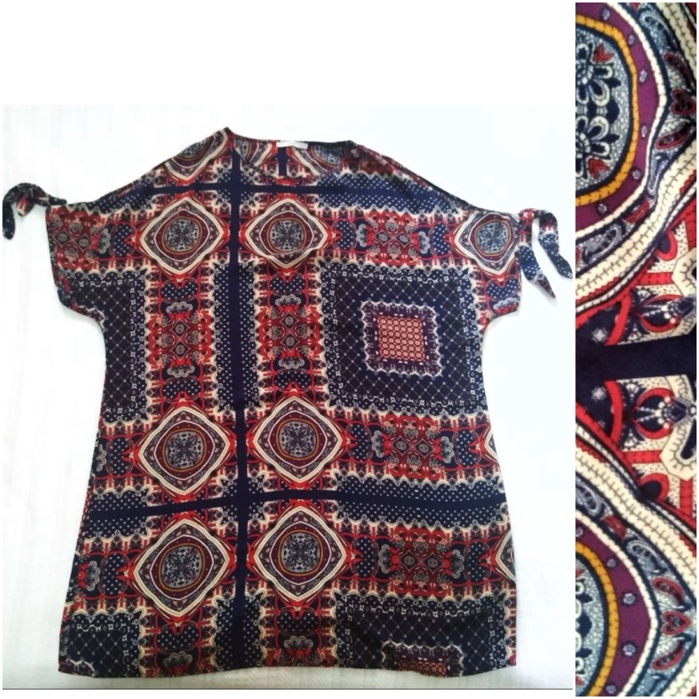 Robe midi à motifs taille 50/52 en parfait état