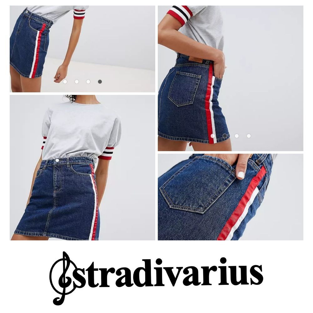 jupe en jean STRADIVARIUS taille 40/L en parfait état 