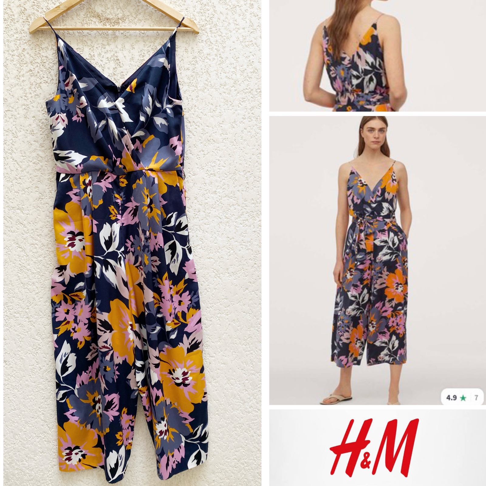 Combinaison florale H&M taille 36/S en excellent état