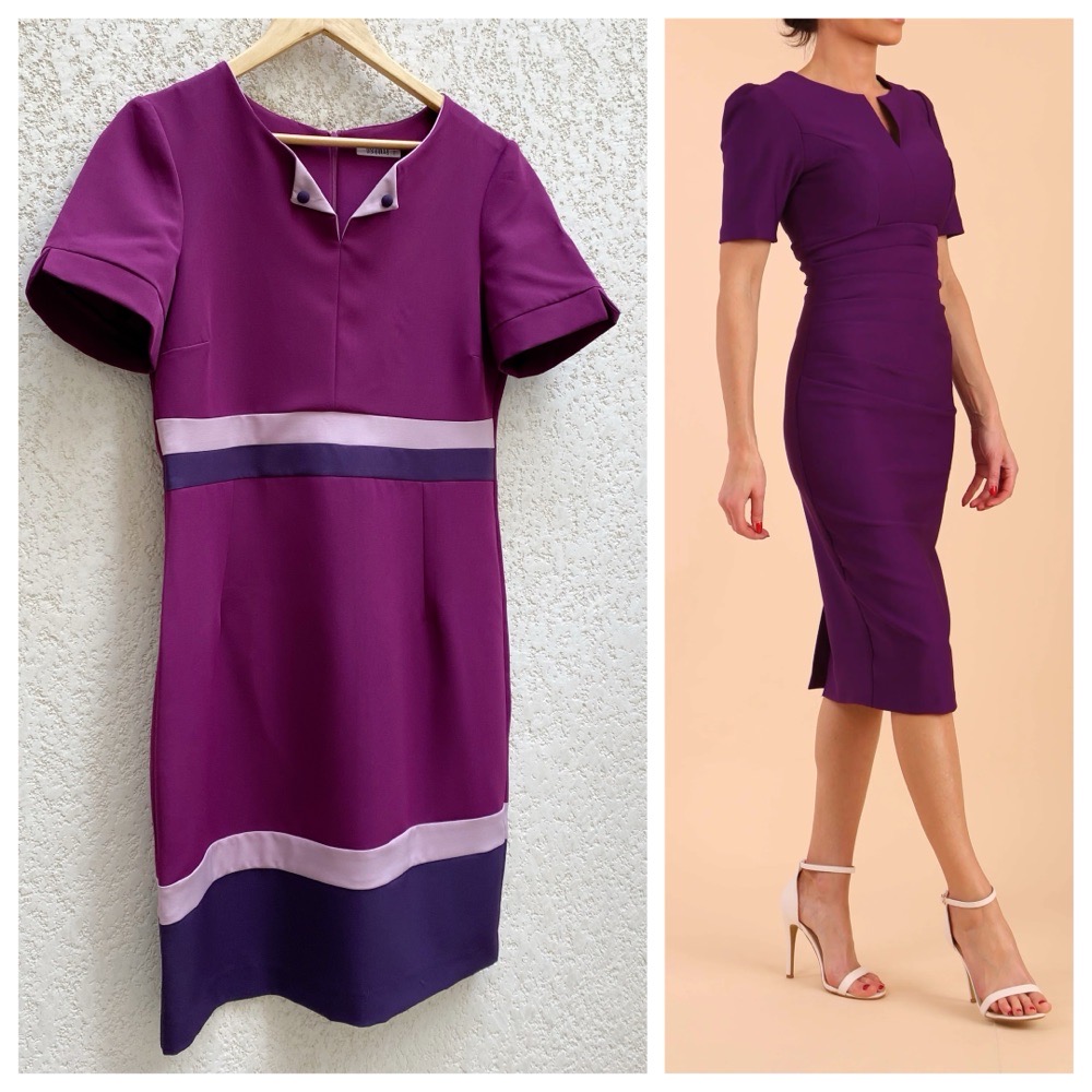 robe violine taille 38/M en parfait état