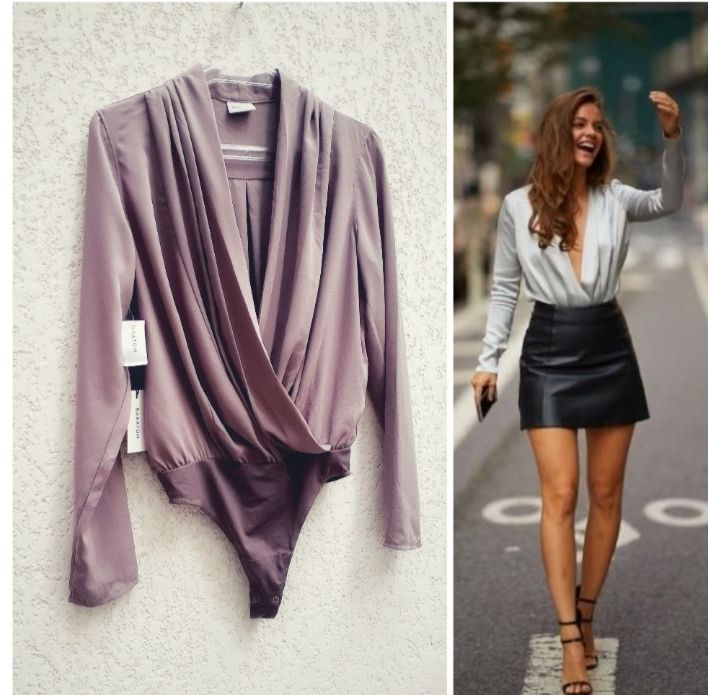 body cache cœur rose violet taille XS/34 neuf avec son étiquette 