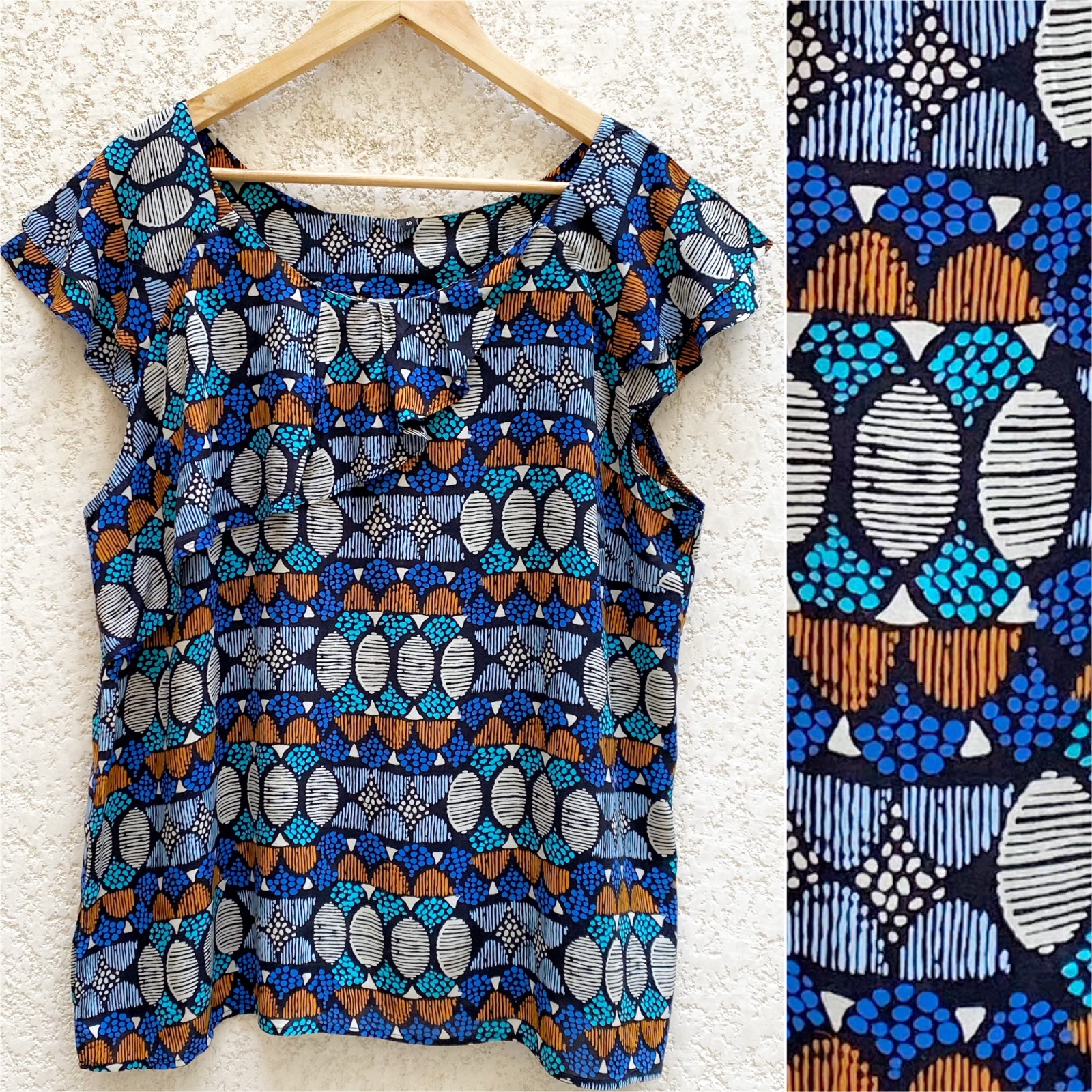 Blouse à motifs taille 48/4XL en excellent état