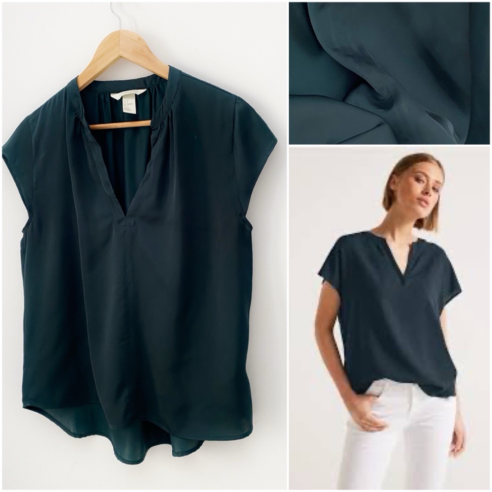 Tunique vert forêt H&M taille S/36 en parfait état