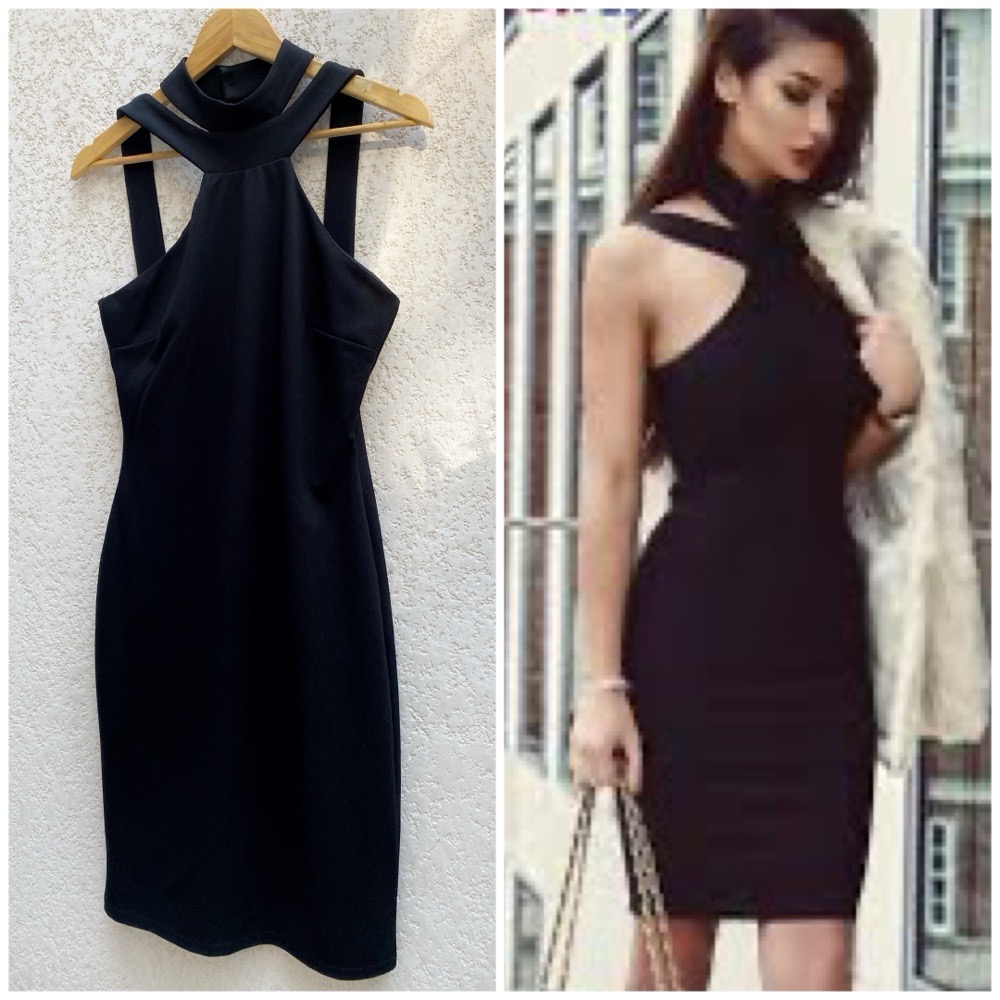 Robe soirée noire taille 40/L en excellent état