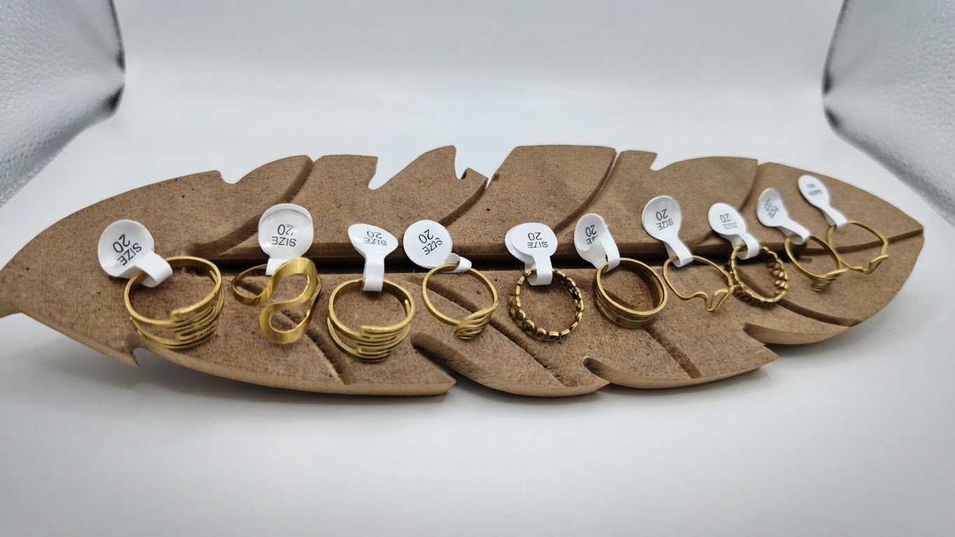 Lot de bagues stainless steel inoxydables 