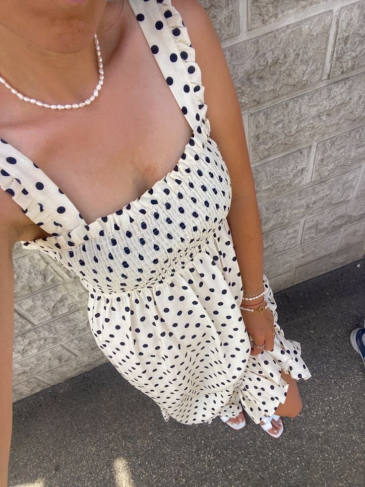 ZARA Polkadot midi dress